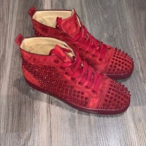 Christian Louboutin Louis Spikes High Top Sneaker
